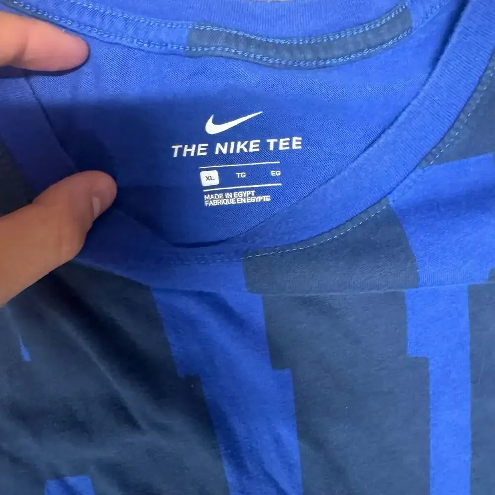 Nike Air All-Over Print Logo Graphic T-Shirt